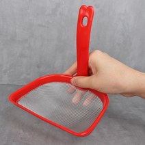 오메가키친 플라스틱 조리 건지기 채반 채망 조리개 쌀 복조리, 스텐망 조리 (001278)