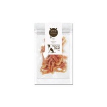 수제간식 돼지귀 슬라이스 80g 애견 고기 개간식