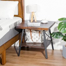 OleeSleep Olee 수면 솔리드 우드 & 듀라 메탈 다리 소파 테이블 정품보장, Coffee Table, Global