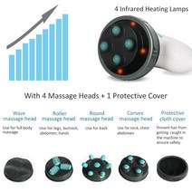 전동 전신 슬리밍 마사지기 롤러 휴대용 적외선 셀룰라이트 팔 복부 지방 제거기, 03 US Plug