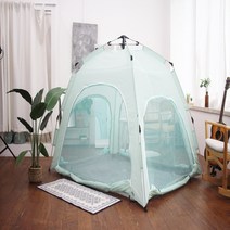 프리미엄자동텐트 침대난방텐트 1인용 슈퍼싱글 퀸 킹 실내용 아기 보온