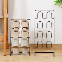 로에드 4단 철제 접이식 슬리퍼 거치대 실내화 정리대, 슬리퍼랙(화이트), 슬리퍼랙(화이트)