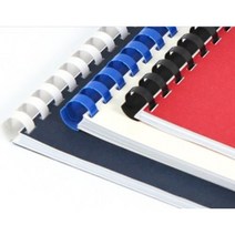제본용 플라스틱링 흰색 1BOX, 10MM(100개)