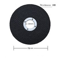 휴대용그라인더 휴대용절삭 2 pcs5 pcs 75mm 1mm 3 인치 연삭 휠 수지 절단 디스크 미니 앵글 그라인더 연마 기계 용 연마 디스크, 주황색