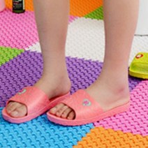 미끄럼방지 고경도 방수 조립매트 퍼즐매트 화이트 1P, 기본, 핑크