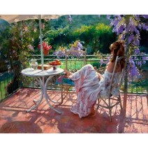 여유 (패브릭) 보석십자수 30x40, 단품