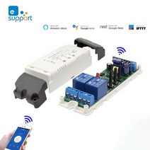 차단기 셔터 원격리모컨 diy ewelink wifi smart 차고 도어 오프너 컨트롤러 433mhz, 433mhz 리모콘