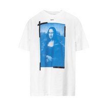 [오프화이트] 12주년 모나리자 프린팅티셔츠 OMAA038R21JER001 0110