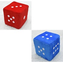 풍선새로파티 대형주사위20cm 게임 체육대회 보드게임 스펀지 봉제, 블루