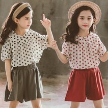 아이하루 W카라반팔블라우스+반바지