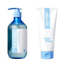 트리팅 프리미엄 극손상 케어 듀오 A 단백질 샴푸 500g+단백질 헤어팩 트리트먼트 200g (3종택1), 코지파우더리