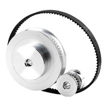 GT2 타이밍 벨트 풀리 60 개 톱니 20 개 5Mm 감소 1:3 폭 6Mm 3D 프린터 액세서리용, 01 은