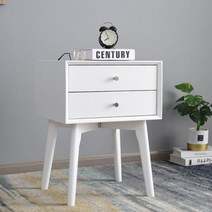 L22BOM 소나무 북유럽협탁 5컬러 침실협탁 침대협탁 예쁜협탁 월넛협탁 인테리어협탁 심플협탁 그레이협탁, 화이트