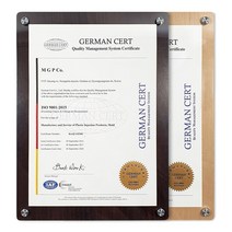 엠지피 심플 우드 액자 게시판 A4 A3 투명 아크릴, 월넛