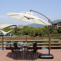 특대형 원형 폴딩파라솔 야외 카페 정원 홀딩파라솔대형파라솔 카페파라솔 편의점파라솔 테라스파라솔 정원파라솔 옥상파라솔 파라솔그늘막 야외용파라솔 캠핑용파라솔 파라솔세트, 원형 폴딩파라솔:버건디