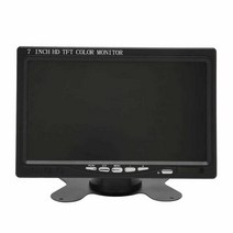 휴대용모니터 포터블모니터 미니 PC 모니터 7 인치 자동차 TV 용, 03 미국 플러그