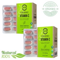유기농 비타민c 비건비타민C 오가닉 Organic vitamin 30정 1+1 2박스, 유기농 비타민c 30정_한달분