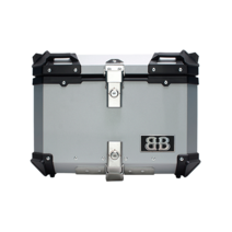 벤시 오토바이 알루미늄 탑박스, 55L, 실버