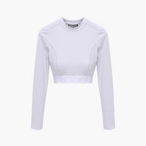 카파 여성 트레이닝 크롭 스트레치 긴팔 티셔츠 라이트바이올렛 P221XWRL332LV1