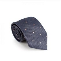 도트 패턴 수동 혼주넥타이 그레이 R20