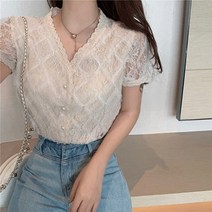 [바보사랑] 여성 데일리 블라우스 셔츠 여름 데일리 엔