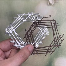 모양 틀 다이컷 불규칙한 짠 프레임 금속 절단 스텐실 diy 스크랩북 장식 엠보싱 공예 커팅 템플릿, b-254, B-254