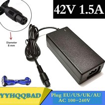 42V 1.5A 범용 배터리 충전기 호버 보드 셀프 밸런싱 스쿠터 100-240VAC 전원 공급 장치, 02 42V 1.5AphtEU