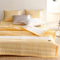 여니홈 여름이불(단품*세트)코니이불 주니어여름이불세트 시어서커이불, 옐로우