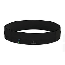 미국발송 FlipBelt 러닝 & 피트니스 운동 벨트 아쿠아 스몰, Black