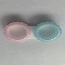 400개무료배송 콘택트렌즈케이스 개당 90원 케이크렌즈케이스 왕관렌즈케이스 렌즈케이스 땅콩케이스 랜즈케이스, 연초코 케이크