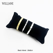 주얼리 진열대 보관 랙 wholesale 보석 베개 스탠드 벨벳 pu 가죽 홀더 주최자 팔찌 케이스 팔찌 팔찌 시계 디스플레이 사진 쿠션