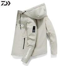 다이와 낚시 착용 낚시 옷 야외 캠핑 하이킹 통기성 빠른 건조 방수 바람막이 시마노스 낚시 옷, L, AKhaki