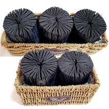 공기정화숯 새집냄새제거 새가구냄새제거 탈취용 참숯, 숯3개 2.7kg