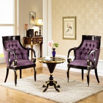 SL겔러리 마호가니원목 러브테이블 2인용 테이블의자세트, 보르망