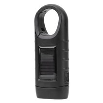 높은 전원 LED 손전등 USB 충전 손 크랭크 비상 보조베터리 생존 장비 발전기, Black