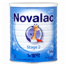 노발락 프리미엄 분유 스테이지 2단계, 800g, 10개
