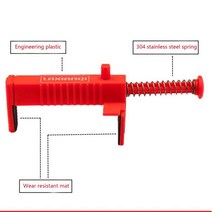1 쌍 Bricklaying 건설 도구 라이너 벽 빌더 빌딩 와이어 프레임 러너 서랍 해결사 건물, [01] red, 01 Red