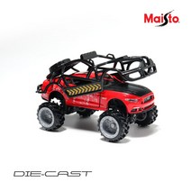 마이스토 1:43 데저트레벨스 다이캐스트 미니카 오프로드 모형자동차, 2.2015 포드 머스탱GT 레드