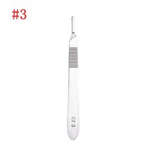 커터칼 재단칼 재단커터 110pcs 탄소강 나이프 핸들 블레이드 키트 조각 칼 수리 도구 세트 diy 절단 pcb 수리 동물 메스 나이프 손 도구, 3호 나이프 핸들