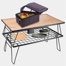 안전한 멀티 테이블 캠핑 감성 초경량 야외 피크닉 철제 차박 접이식 활용성