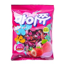 마이쮸 딸기+복숭아 284g X 3 대용량 카라멜 과자 아이들 간식