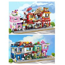 로데오거리 상점시리즈 8종 택1 블럭 조립 레고호환, 쿠팡 권패밀리 5.영화관