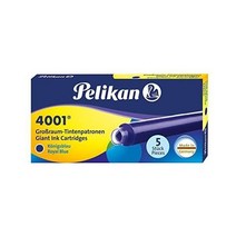 펠리칸 잉크 Pelikan 4001 GTP/5 만년필용 카트리지 로얄 블루 1.4ml 5팩(310748)