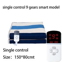 더블 전기 담요 230v 110v 두꺼운 히터 난방 매트리스 온도 조절기 겨울 바디 워머, 02 150x80cm_03 UK Plug