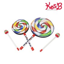나nanr_(캐스B)맑은소리 롤리팝드럼(중 대) 악기완구 장난감 음악 놀이 어린이♥sksnfll, ♥sksnfll대(1656)