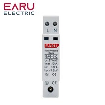 1PN AC SPD 4P 20KA40KA 275V House Surge Protector protection Protective Low-voltage Arrester Device, 한개옵션0