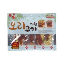 보더콜리 칭찬용 애견간식 오리 기호성 반려동물 육포 샤모예드 개간식 대형견 혼자있을때 산책, 1개