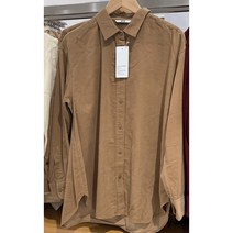 유니클로 국내 구매 카운터 정품 여성용 코듀로이 셔츠 (긴팔 자켓 가을과 겨울) 451280