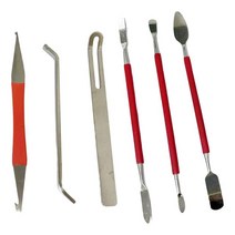 색소폰 수리 도구 플루트 수리 레벨링 루티에 플루트 수리 키트용, [01] 6 Piece