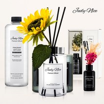 쥬디니스 대용량 디퓨저 리필 100ml/500ml/1000ml 스틱포함 실내 디퓨져 방향제 화장실, 리필 1L, 다우니에이플프레쉬